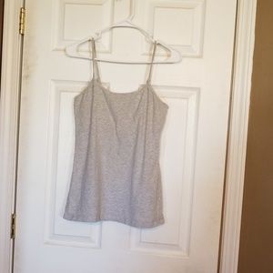 It's a gray Tank top with a built in bra